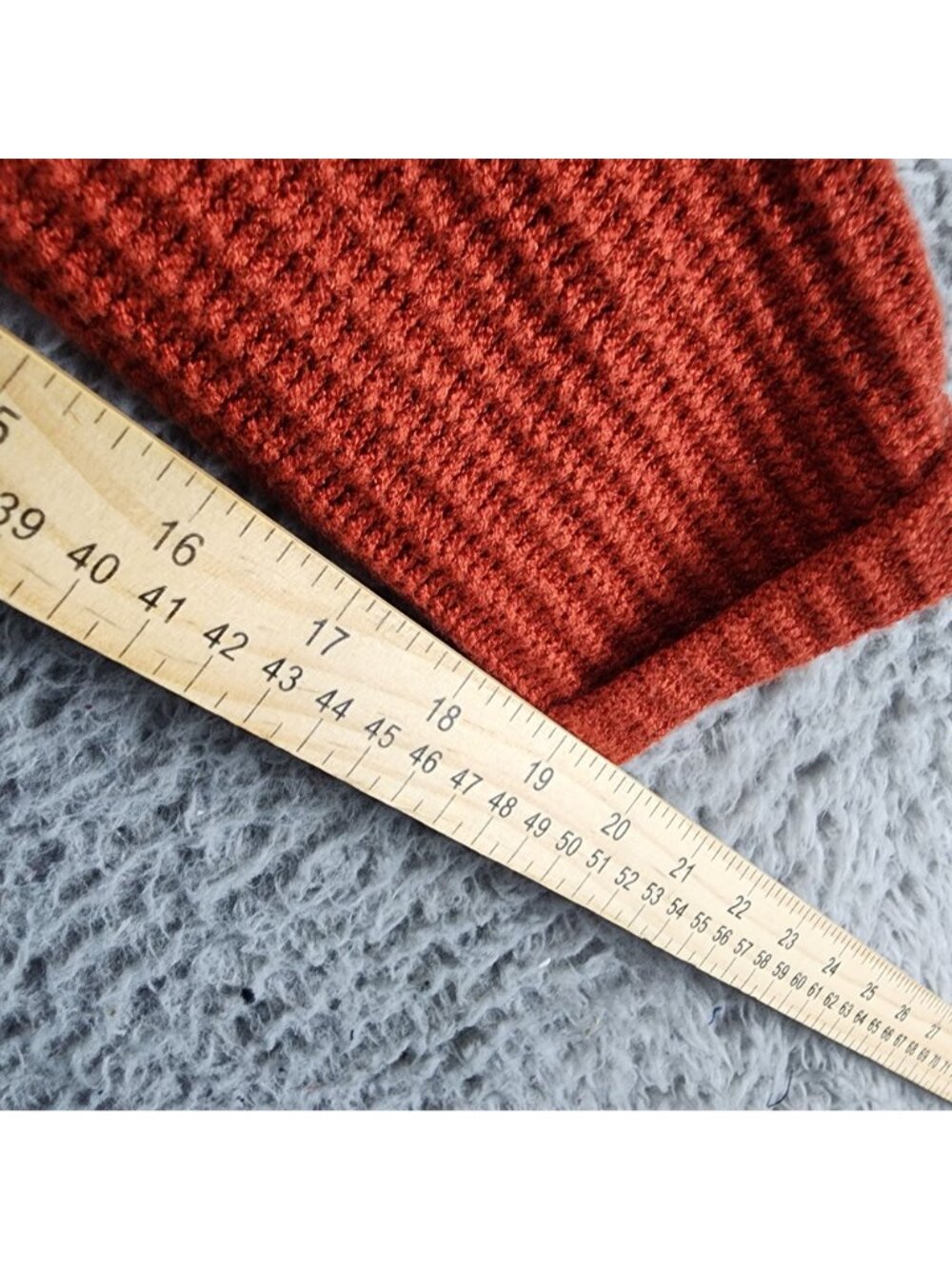 Tahari Sweater Womens Medium Tomato Red Long Sleeve Pullover - Picture 8 of 10